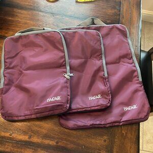 Set of 3 Bagail Compression packing bags/cubes